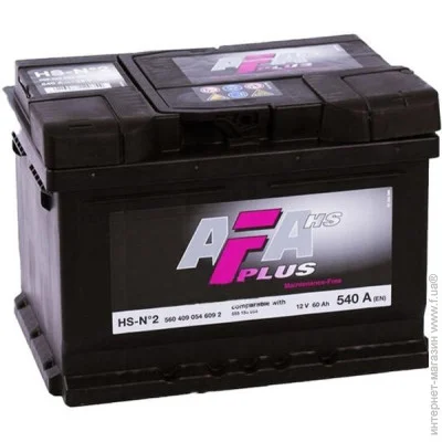   AFA 60Ah-12v R EN540 (560 409 054)