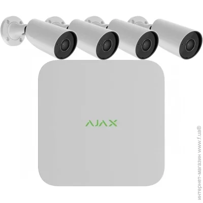   Ajax  IP  BulletCam 4 Video Kit (5 MP/2.8 mm)