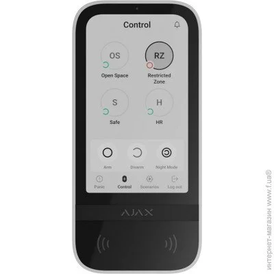 Ajax   KeyPad TouchScreen white      