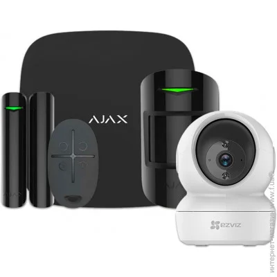   Ajax    StarterKit black +  Wi-Fi  2MP-CS-C6N