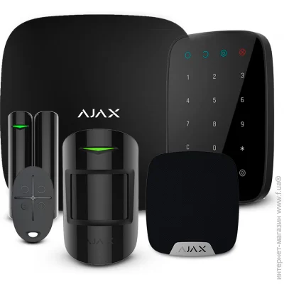   Ajax    StarterKit +  KeyPad +  HomeSiren black
