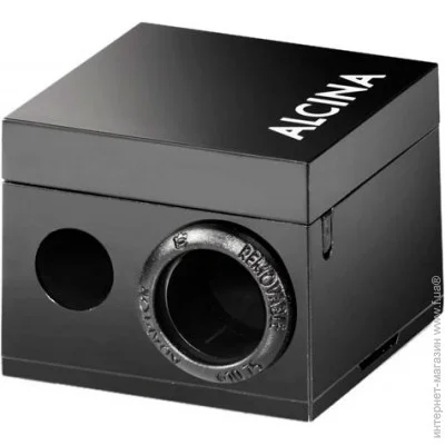 Точилка для карандашей ALCINA Kosmetikspitzer mit Adapter двойнная черная, (4008666658333) (65833) Точилка для карандашей ALCINA Kosmetikspitzer mit Adapter двойнная черная, (4008666658333) (65833)