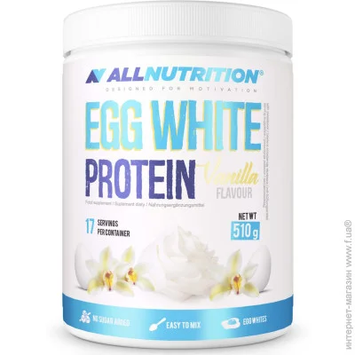 Протеин AllNutrition Egg White Protein, 510 грамм Ваниль Протеин AllNutrition Egg White Protein, 510 грамм Ваниль