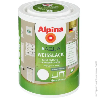 Alpina   Aqua Weisslack SM    0,75