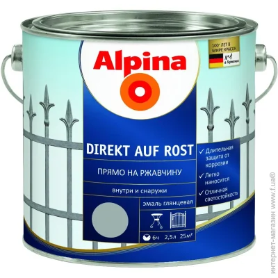 Alpina   Direkt auf Rost 3  1 RAL6005   2,5
