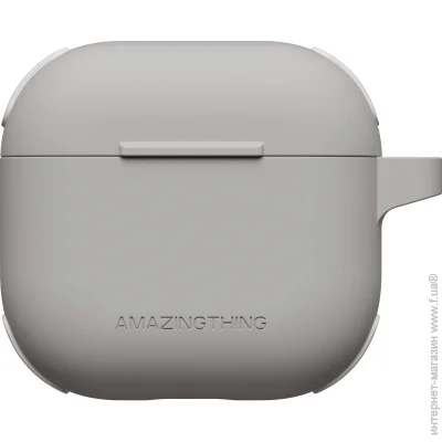  AmazingThing Omni GripClip Case  Apple AirPods 4 Titan Grey (APRO4OMGY)