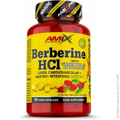    AMIX Berberine HCL 500 mg, 60  (CN16959)