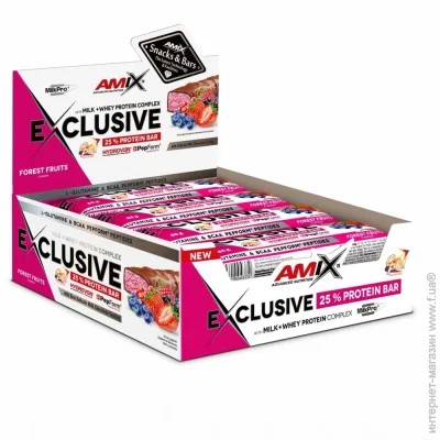  Amix Nutrition Exclusive Protein Bar, 12*85   