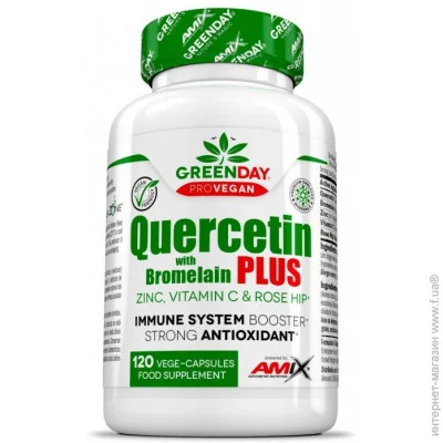     Amix Nutrition GreenDay ProVegan Quercetin with Bromelain Plus, 120 