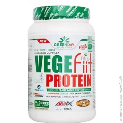  Amix GreenDay Vege-Fiit Protein 720 g /24 servings/ Peanut Choco Caramel (000017154)