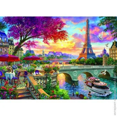 Пазл класичний Anatolian Пазли "Квітучий Париж", 3000 Елементів (4919) Пазл класичний Anatolian Пазли "Квітучий Париж", 3000 Елементів (4919)