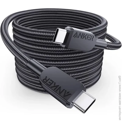  2  1 Anker 310 USB-C to USB-C 0.9m 240W Black (A81D5H11)
