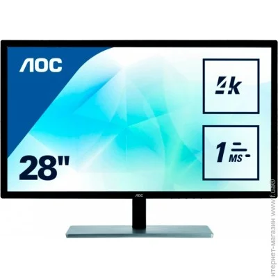  AOC 28 " 76  U2879VF Black/Silver