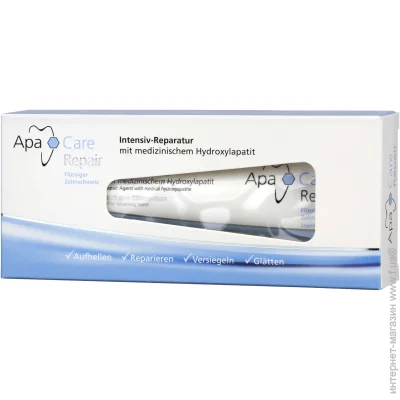 Зубна паста-гель Apa Care Рідка емаль для відновлення 30 мл Зубна паста-гель Apa Care Рідка емаль для відновлення 30 мл