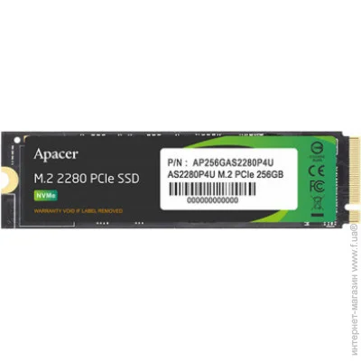 SSD Apacer AS2280P4U 256GB M.2 PCIe 3.0 (AP256GAS2280P4U-1)