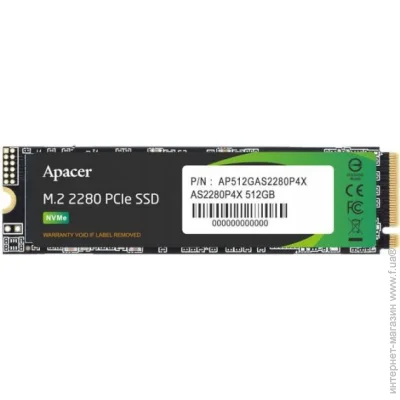 SSD Apacer AS2280P4X 512 GB (AP512GAS2280P4X-1)