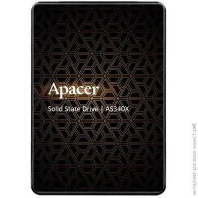 SSD Apacer AS340X 120GB 2.5" SATAIII 3D TLC NAND (AP120GAS340XC) Bulk