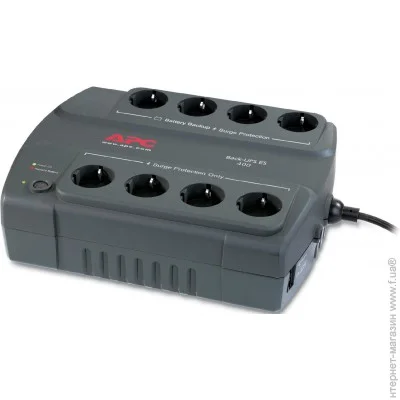    APC 400VA Back-UPS ES (BE400-RS)