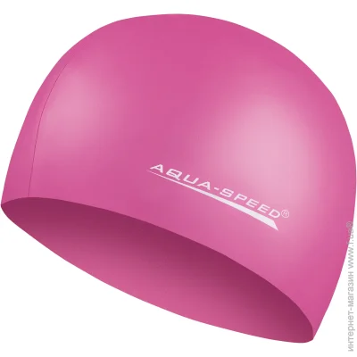 Шапочка для плавания Aqua-Speed Mega Pink (100-27-OSFM) Шапочка для плавания Aqua-Speed Mega Pink (100-27-OSFM)