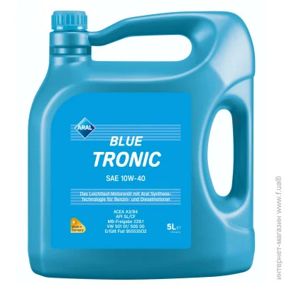   Aral blue tronic 10w40 5 sl/cf, a3/b4, vw 505 (45201)