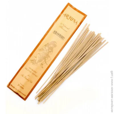 Аромапалочки Arjuna Аромат для дома Пыльцовое благовоние Клубника (29435K) Аромапалочки Arjuna Аромат для дома Пыльцовое благовоние Клубника (29435K)