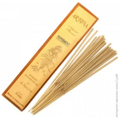 Аромапалочки Arjuna Аромат для дома Пыльцовое благовоние Мята (29448K) Аромапалочки Arjuna Аромат для дома Пыльцовое благовоние Мята (29448K)