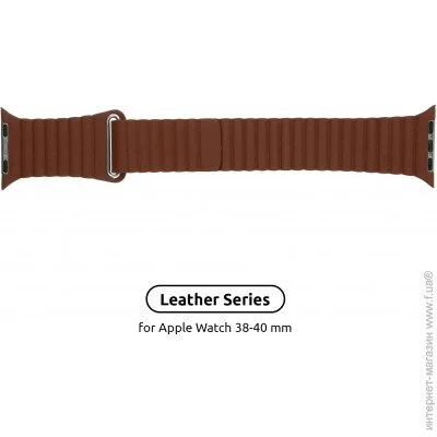  Armorstandart Leather Loop  Apple Watch 42 (Series 10)/41/40/38 Saddle Brown (ARM57843)