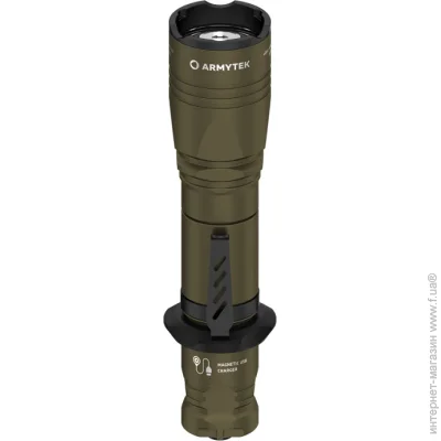 ˳ Armytek Dobermann Pro v3.5  Magnet USB (WARM) Olive (ADproMw_olive)
