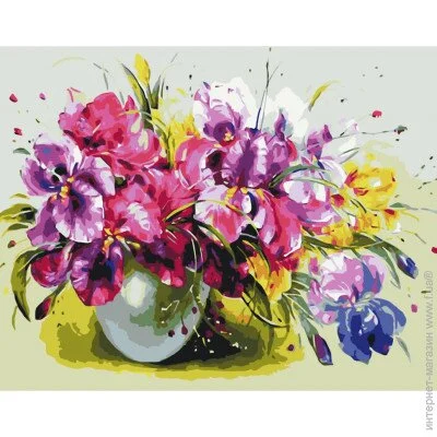 Art Craft Картина за номерами "Красочні іриси" 13139-AC 40х50 см Art Craft Картина за номерами "Красочні іриси" 13139-AC 40х50 см