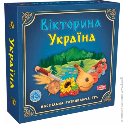 Artos Настольная игра "Викторина Украина" 0994 Artos Настольная игра "Викторина Украина" 0994