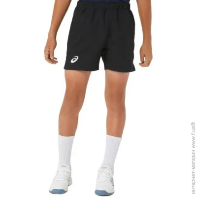 ASICS  . BOYS TENNIS SHORT black (XS) 2044A037-001 XS