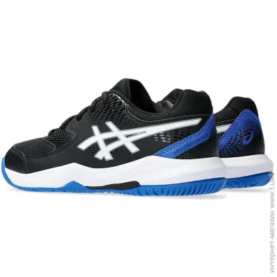  . Asics GEL-Dedicate 8 black/white/blue (32.5) 1044A077-002 32.5