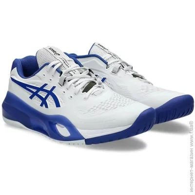   Asics GEL-RESOLUTION X white/cobalt blue (46.5) 12 1041A481-101 46.5