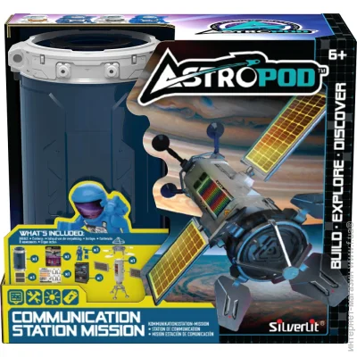 Фігурка з аксесуарами Astropod Ігровий набір із фігуркою – Місія «Побудуй станцію зв'язку» 80333 Фігурка з аксесуарами Astropod Ігровий набір із фігуркою – Місія «Побудуй станцію зв'язку» 80333
