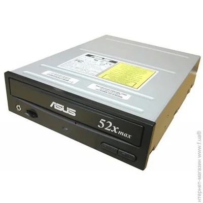 Привод ASUS CD-ROM IDE CD-S520/A Black Привод ASUS CD-ROM IDE CD-S520/A Black