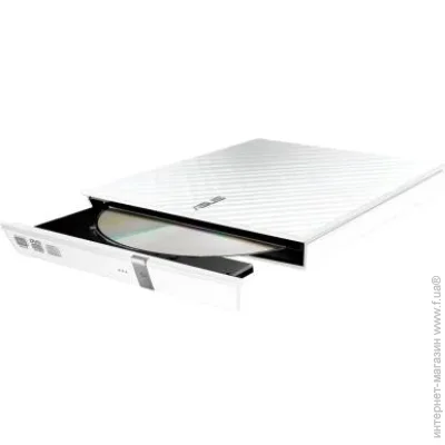  ASUS SDRW-08D2S-U LITE DVD+-R/RW burner USB2.0 Slim white (90-DQ0436-UA221KZ)