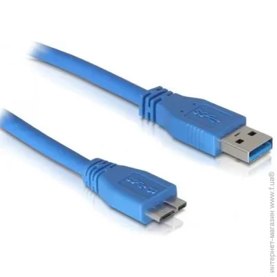 Кабель Atcom USB 3.0 AM/microBM, 0.8м (12825) Кабель Atcom USB 3.0 AM/microBM, 0.8м (12825)