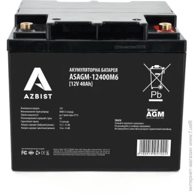    Azbist ASAGM-12400M6 12V/40Ah