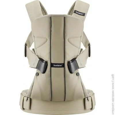 - BabyBjorn One Cotton Mix, khaki/beige (091026)