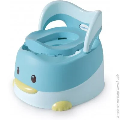 Горшок-животное Babyhood Горшок детский Утенок голубой BH-114BU Горшок-животное Babyhood Горшок детский Утенок голубой BH-114BU