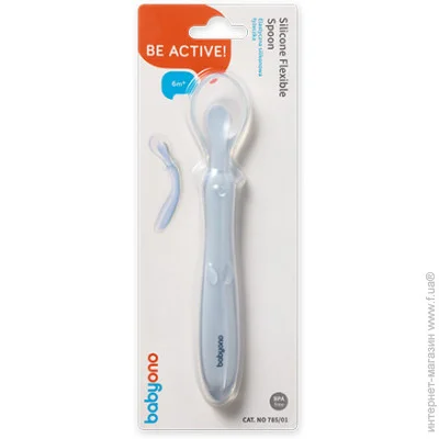 Ложка Babyono Ложечка силіконова еластична (Сірий) "BabyOno" (785/01) Ложка Babyono Ложечка силіконова еластична (Сірий) "BabyOno" (785/01)