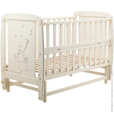 Детская кроватка Кровать Babyroom Умка маятник, откидной бок DUMO-02 бук слоновая кость (626199) Детская кроватка Кровать Babyroom Умка маятник, откидной бок DUMO-02 бук слоновая кость (626199)