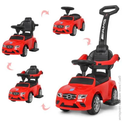 Толокар Bambi Mercedes Красный (M 3902L-3) Толокар Bambi Mercedes Красный (M 3902L-3)
