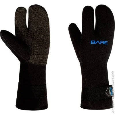  Bare K-Palm Mitt 7, XXL (055937BLK-602XL)