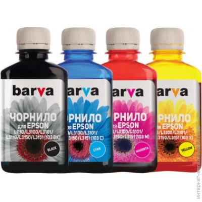  Barva  Barva Epson 103, 4180  (E103-180-MP) Black, Cyan, Magenta, Yellow 720 