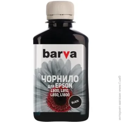  Barva Epson T6641 black, 180 (L800-409)