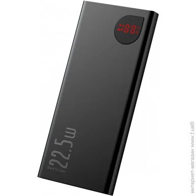  Baseus Adaman Metal Digital Display Overseas Edition 22.5W 10000mAh black (PPAD070001)