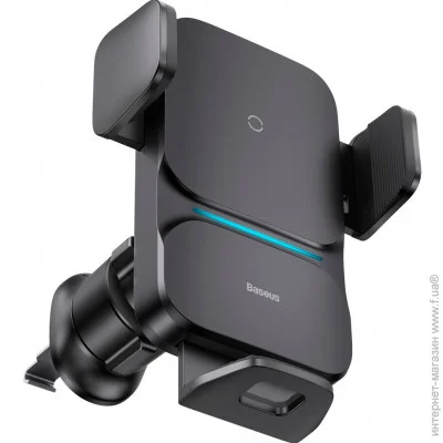  Baseus Wisdom Auto Aligment Car Mount Wireless Charger 15W Black (CGZX000001)