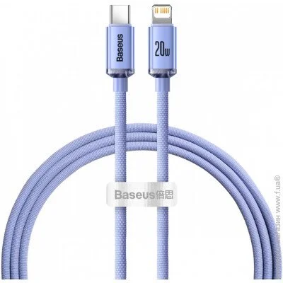  Baseus Crystal Shine Series Type-C to Lightning 20W (1.2m) purple (CAJY000205)
