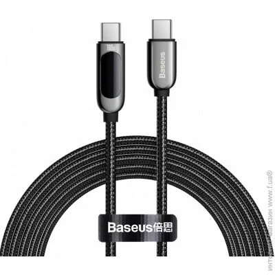  Baseus Display Fast Charging Type-C to Type-C 100W (2m) black (CATSK-C01)